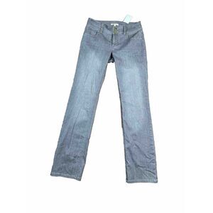 Cabi‎ Jeans  /Style 332 Lou Lou Gray Jean Size 8 Dbl Button Closure Straight Leg